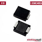 1.5SMCJ40CA 40V 1500W TVS Diyot - 10 Adet