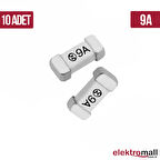 2410 SMD Sigorta 9A 250V - 10 Adet
