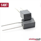 1uF 63V 5mm CL23B Polyester Kondansatör - 5 Adet