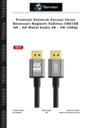 Premium Donanım Parçası Ekran Aksesuarı Bağlantı Kablosu GB018B DP - DP Metal Kablo 4K - 5M 1080p