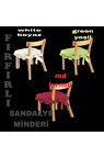 Fırfırlı Sandalye Minderi