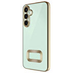 Galaxy S24 FE Kılıf Kamera Korumalı Logo Gösteren Omega Kapak