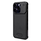 Apple iPhone 15 Pro Max Uyumlu Kılıf Magsafe Şarj Özellikli Mekanizmalı Koku Hazneli Mostar Kapak