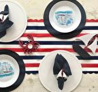 Yelkenli Peçete Halkası & Peçete Yüzüğü 2'li