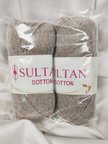 Sultan Cotton Koyu Bej El Örgü İpi 100gr. - 175mt. (2 Adet) - (Amigurumi İpi) Renk: 04
