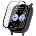 Redmi Watch 5 Lite Kasa Uyumlu Kılıf Sert PC Kasa ve Ekran Koruyucu Kılıf