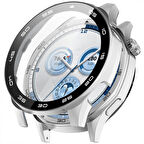 Huawei Watch GT5 46mm Kasa Uyumlu Kılıf Sert PC Kasa ve Ekran Koruyucu Kılıf