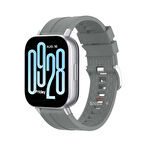 Redmi Watch 5 Active Redmi 5 Lite Uyumlu Kordon Kordon NovaGT Metal Tokalı Yumuşak Silikon Kordon