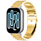 Redmi Watch 5 Active Redmi 5 Lite Uyumlu Kordon Kordon Paslanmaz Döküm Çelik Metal Baklalı Kordon