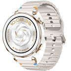 Huawei Watch GT5 Pro 42mm İle Uyumlu Dalga Desenli Tokalı Yumusaş Soft Silikon Kordon