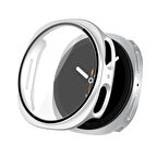 Samsung Galaxy Watch 8 40mm Uyumlu Kılıf Sert PC Kasa ve Ekran Koruyucu Kılıf