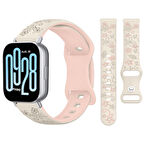 Redmi Watch 5 Active Redmi 5 Lite İle Uyumlu FloraFlex Çiçek Desenli Silikon Kordon