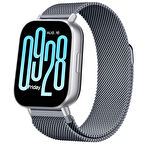 Redmi Watch 5 Active Redmi 5 Lite Uyumlu Kordon Manyetik Milanese Loop Metal Kordon 
