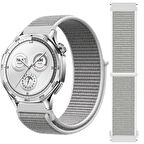 Huawei Watch GT5 46mm GT4 46mm İle Uyumlu Ayarlanabilir Cırt Cırtlı Yumuşak Spor Kumaş Örgü Kordon