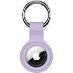 Apple AirTag Uyumlu Silikon Koruyucu Anahtarlık Arkası Kapalı Düşmez Yıkanabilir