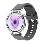 Huawei Watch GT6 41mm İle Uyumlu Yumuşak PureLux Soft Tokalı Silikon Kordon