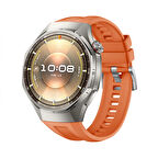 Huawei Watch GT6 Pro 46mm İle Tam Uyumlu Kordon Metal Tokalı Yumuşak Silikon Kordon Kayış