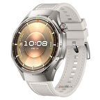 Sneezy Huawei Watch GT6 Pro 46mm İle Uyumlu Metal Tokalı Dikiş Desenli Dokuma Silikon Kordon