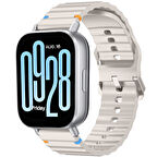 Redmi watch 5 Lite 5 Active İle Uyumlu Dalga Desenli Tokalı Yumusaş Soft Silikon Kordon