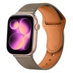 iWatch 7 8 9 10 11 Series 48/40/41/42mm İle Uyumlu Premium Classic Deri Görünümlü Kordon
