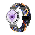 Sneezy Huawei Watch GT6 41mm İle Uyumlu FiberLink Manyetik Tokalı Kumaş Örgü Kordon