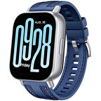 Redmi Watch 5 Active Redmi 5 Lite ile Uyumlu Metal Tokalı Dikiş Detaylı Şık Dokuma Silikon Kordon