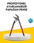 Profesyonel Ayarlı Pense Kurbağacık Ağzı Geniş Açılım