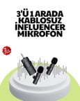 Çok Yönlü Mikrofon - Net Ses Uzun Pil