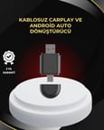 Kablosuz CarPlay ve Android Auto Dönüştürücü – USB-A & Type-C Girişli Akıl