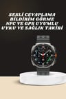 Akıllı Saat Amoled Ekran Bluetooth Bağlantılı Sağlık Takibi GPS Uyumlu
