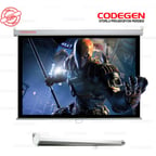 Codegen AX-24 STORLU PROJEKSİYON PERDESİ 240x200 (Arkası Siyah Fonlu - Duvar/Tava