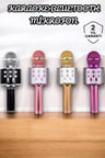 Şarjlı ve Uzun Pil Ömürlü Karaoke Mikrofon USB Bellek Destekli Profesyonel Ses