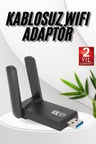 Wifi Adaptörü Bt5.0 Wifi 2'si Bir Arada Çift Bantlı Çift Anten