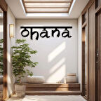 Ohana Modern Ahşap Dekoratif dekor tablo 