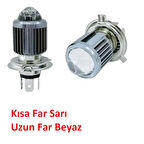 Mondıal Mh Drift L  Revival Pulsar Ns 200 Ön Far Ampulu Ledli Mercekli