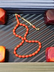 AMBER RENKLİ SIKMA KEHRİBAR TESBİH