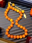 SIKMA KEHRİBAR TESBİH AMBER RENKLİ