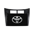 Toyota Yaris Araç Multimedya Android Ekran Carplay Navigasyon Double Teyp 2+32 9" 05-12 Black BLUEWAY
