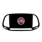 Fiat Doblo Araç Multimedya Android Ekran Carplay Navigasyon Double Teyp 2+32 9" 15-21 Black CADENCE