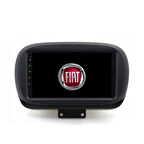 Fiat 500X Araç Multimedya Android Ekran Carplay Navigasyon Double Teyp 4+64 9" 15-21 Black BLUEWAY