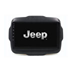 Jeep Renegade Araç Multimedya Android Ekran Carplay Navigasyon Double Teyp 4+64 9" 14-19 Black BLUEWAY