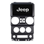 Jeep Wrangler Araç Multimedya Android Ekran Carplay Navigasyon Double Teyp 4+64 9" 07-10 Black BLUEWAY