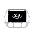 Hyundai i20 Araç Multimedya Android Ekran Carplay Double Teyp 4+64 9" 13-14 Düz Dijital Silver CADENCE