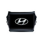 Hyundai Santa Fe Araç Multimedya Android Ekran Carplay Double Teyp 4+64 9" 13-17 Black CADENCE
