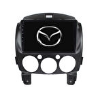 Mazda Mazda 2 Araç Multimedya Android Ekran Carplay Navigasyon Double Teyp 4+64 9" 08-12 Black CADENCE
