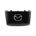 Mazda Mazda 3 Araç Multimedya Android Ekran Carplay Navigasyon Double Teyp 4+64 9" 10-13 Black CADENCE