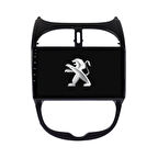 Peugeot 206 Araç Multimedya Android Ekran Carplay Navigasyon Double Teyp 4+64 9" 98-10 Black CADENCE