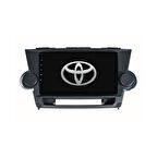 Toyota Highlander Araç Multimedya Android Ekran Carplay Double Teyp 4+64 9" 07-13 Black CADENCE