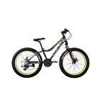 Kron FXC 500 24 Md 13 Fat Bike Dağ Bisikleti Mat Siyah-Neon Sarı-Gri