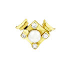 Altın İncili Klips 